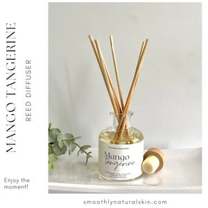 Reed Diffuser, Home fragrance, Office Diffuser, Bathroom Diffuser, Oil Diffuser, Scented Reed Diffuser, Mango Tangerine Diffuser