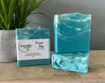 Perfect Man Soap Bar, Men Soap, Organic Handmade Soap Bar, Luxurious Scented Soap, Artisan Soap Bar, Natural Vegan Soap Bar, Jabón Artesanal