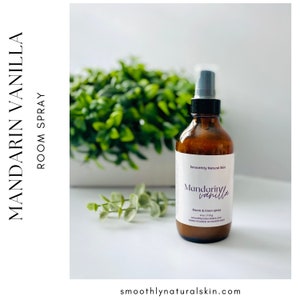 Mandarin Vanilla Room and Linen Spray, Room Spray, Linen Spray, Air Freshener, Bathroom Spray, Linen spray, Room freshener