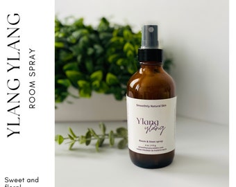 Ylang Ylang Room and Linen Spray - Sweet Floral Aroma (4oz)