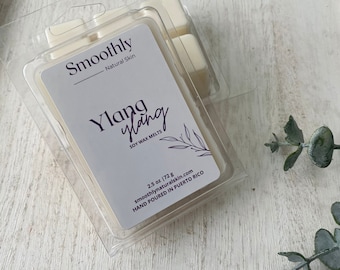 Ylang Wax Melt, Soy Wax Melts, Wax Warmer, Vegan, Eco soy wax, Scented Soy Wax Melts, Wedding favor, Clamshell wax melts