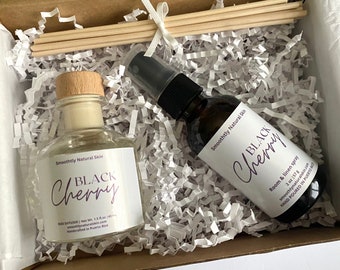 Reed Diffuser, Home fragrance, Oil Diffuser, Scented reed diffuser, Room and Linen Spray, Freshening Sprays, Linen Spray, Black Cherry