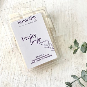 Fruity loop Wax Melt, Soy Wax Melts, Wax Warmer, Vegan, Eco soy wax, Scented Soy Wax Melts, Wedding favor, Clamshell wax melts