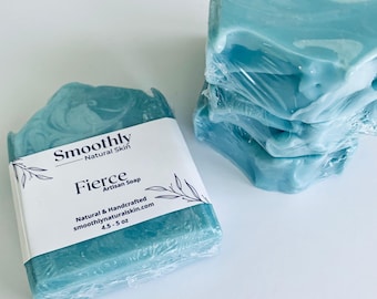 Fierce Mens Soap Bar: Handmade Vegan Artisan Soap