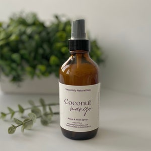 Coconut mango Room and Linen Spray, Freshening Sprays, Room Spray, Linen Spray, Air Freshener,Bathroom Spray, Linen spray, Room freshener