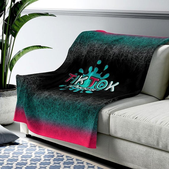 Tik TOK Throw Blankets Tik Tok Famous Fleece Tik Tok Etsy