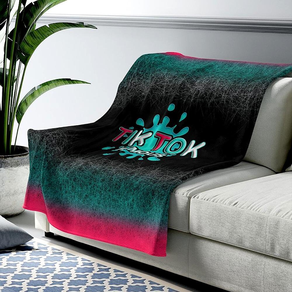 Tik TOK Throw Blankets Tik Tok Famous Fleece Tik Tok Etsy