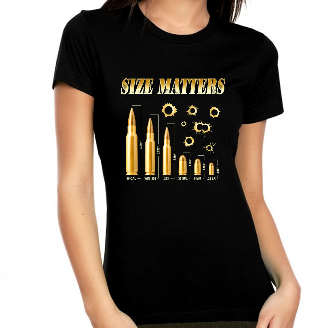 Size Matters Ammo Shirt for Women Gun Shirts for Women 2nd Etsy