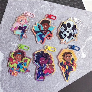 Spiderverse Rainbow Charms