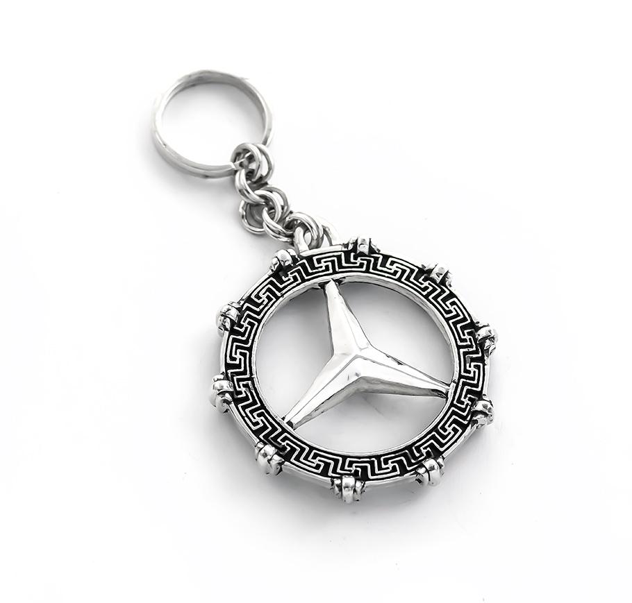Portachiavi Mercedes argento portachiavi con logo auto Mercedes portachiavi Mercedes Benz portachiavi per auto Mercedes Benz elegante portachiavi Mercedes Etsy Italia