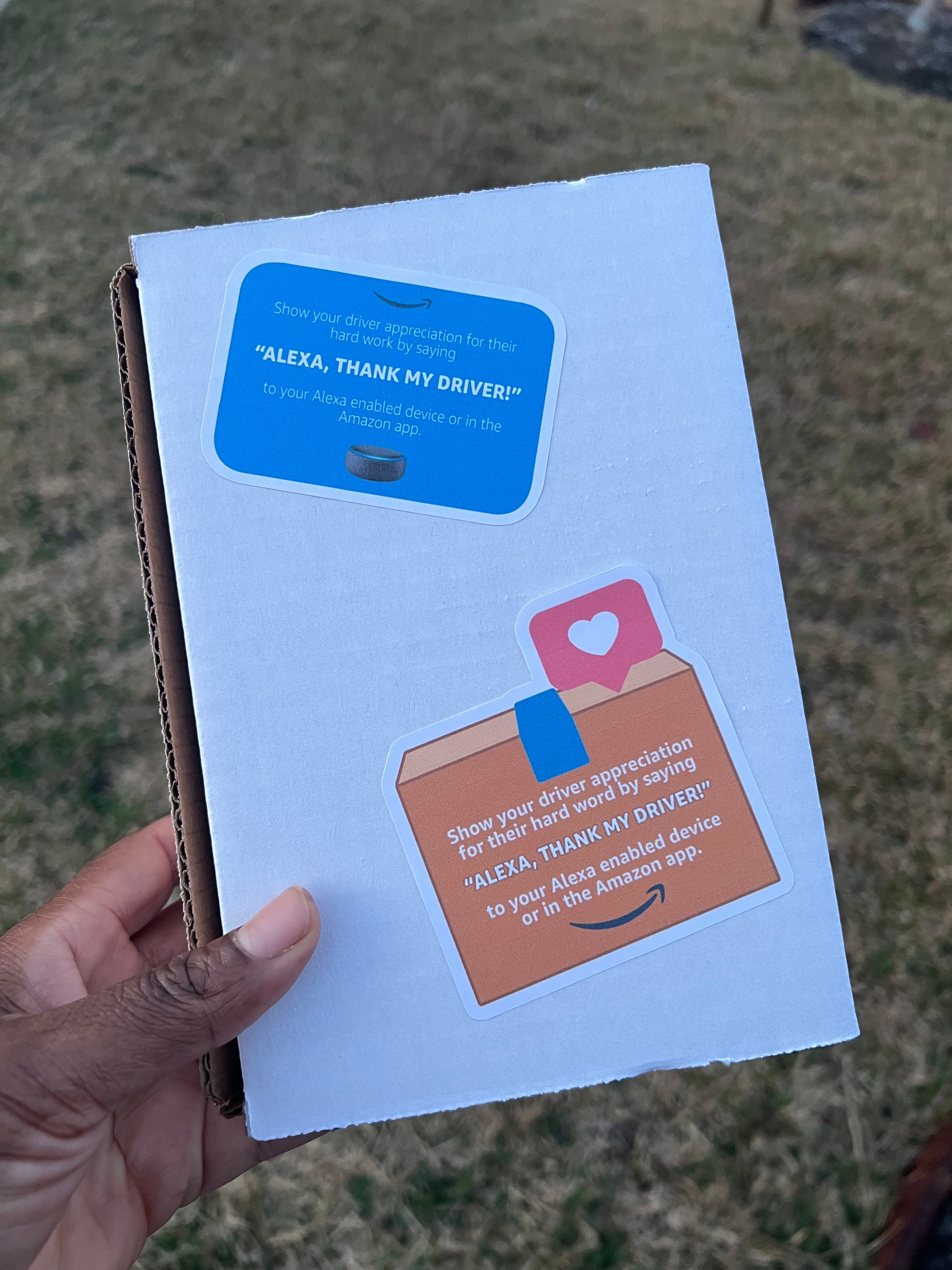 Alexa, Thank My Driver (shipping Box) | JPG -PNG - Etsy