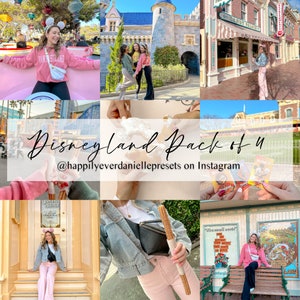 Disneyland-paket med 4 – Adobe Lightroom-förinställningar (mobil)
