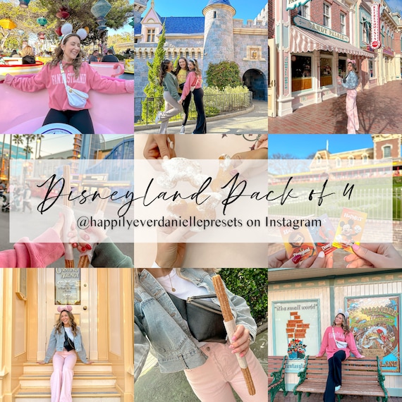 Disneyland Pack of 4 - Adobe Lightroom Presets (Mobile)