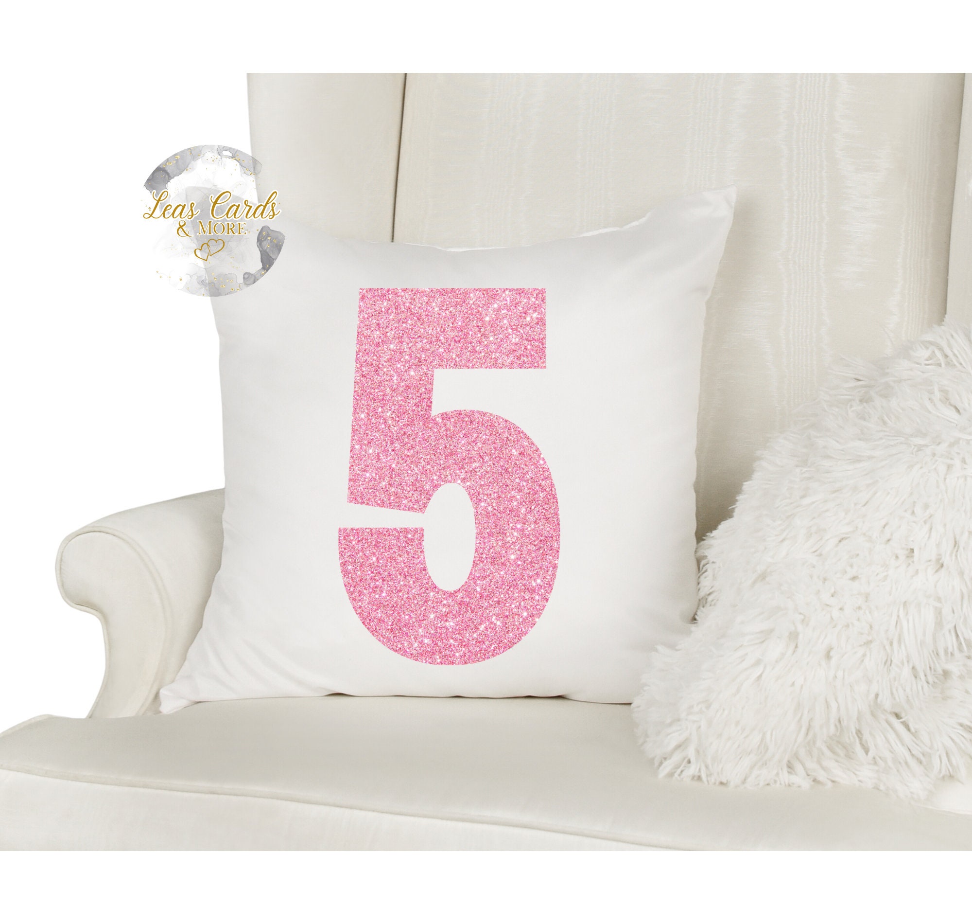 Pink Glitter Numbers Clipart 26 PNG Files DIGITAL - Etsy