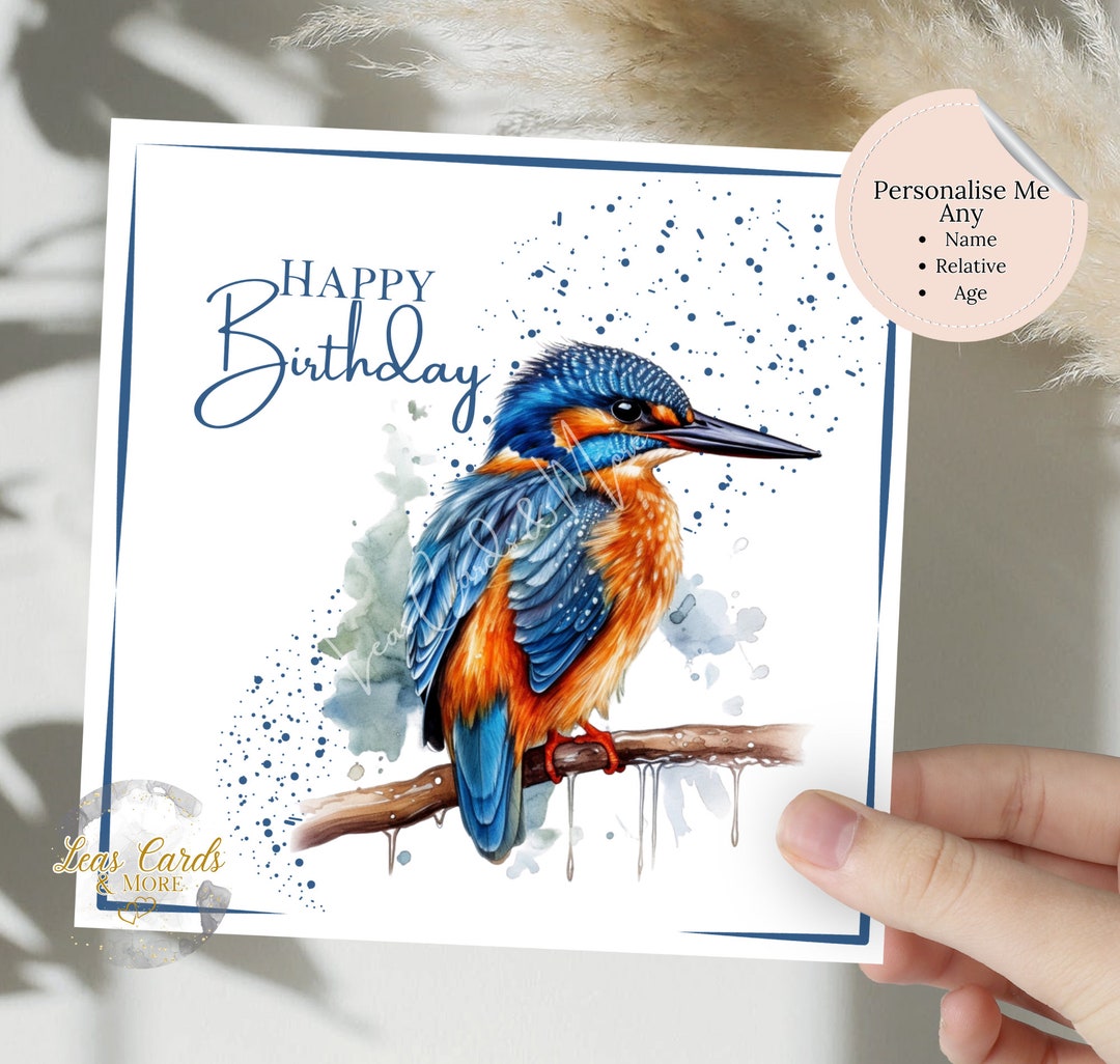 handmade-kingfisher-happy-birthday-card-kingfisher-birthday-etsy