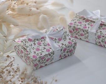 Caja de regalo con forma de rosa inglesa: perfecta para dulces