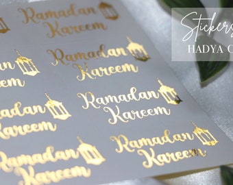 Ramadan Kareem Stickers - Perfect for Gifts | Businesses | Iftar Packs | Ramadan Gift Ideas 2022 Edition