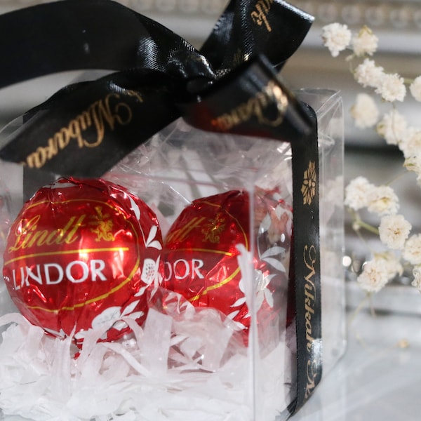Luxury Lindor Chocolate / Truffle Favours | Wedding / Engagement / Nikkah Favours | Ideal for Birthday /Aqiqah /Baby Showers & All Events