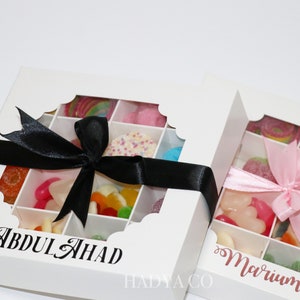 Pick n Mix Halal Sweets Variety Box - Gift for Birthday/ Wedding/ Nikkah/ Teachers/ Graduation/ Eid/ Family/ Ramadan | Sweets by Hadya Co