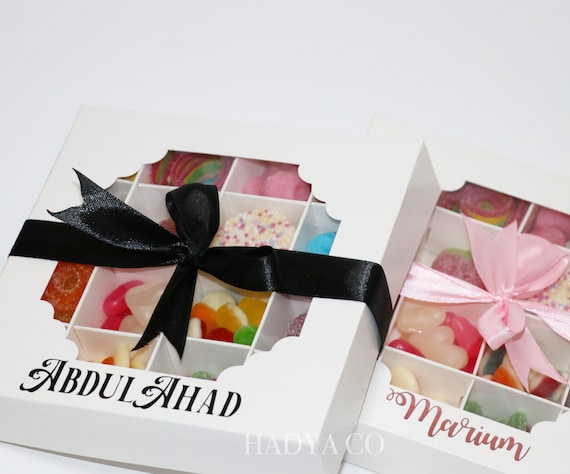 Pick n Mix Halal Sweets Variety Box - Gift for Birthday/ Wedding/ Nikkah/ Teachers/ Graduation/ Eid/ Family/ Ramadan