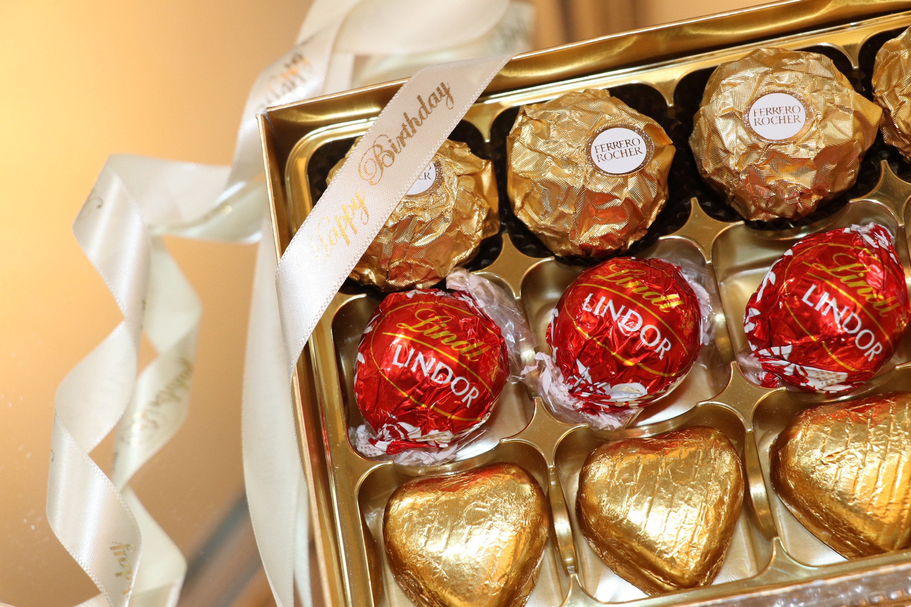 Luxury Chocolate Selection Box Ferrero Rocher Lindt Lindor Etsy