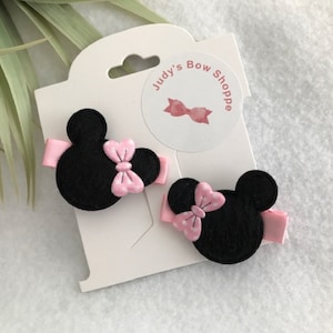 Conjunto de coletas rosas de Minnie Mouse