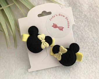 Conjunto de coletas amarillas de Minnie Mouse