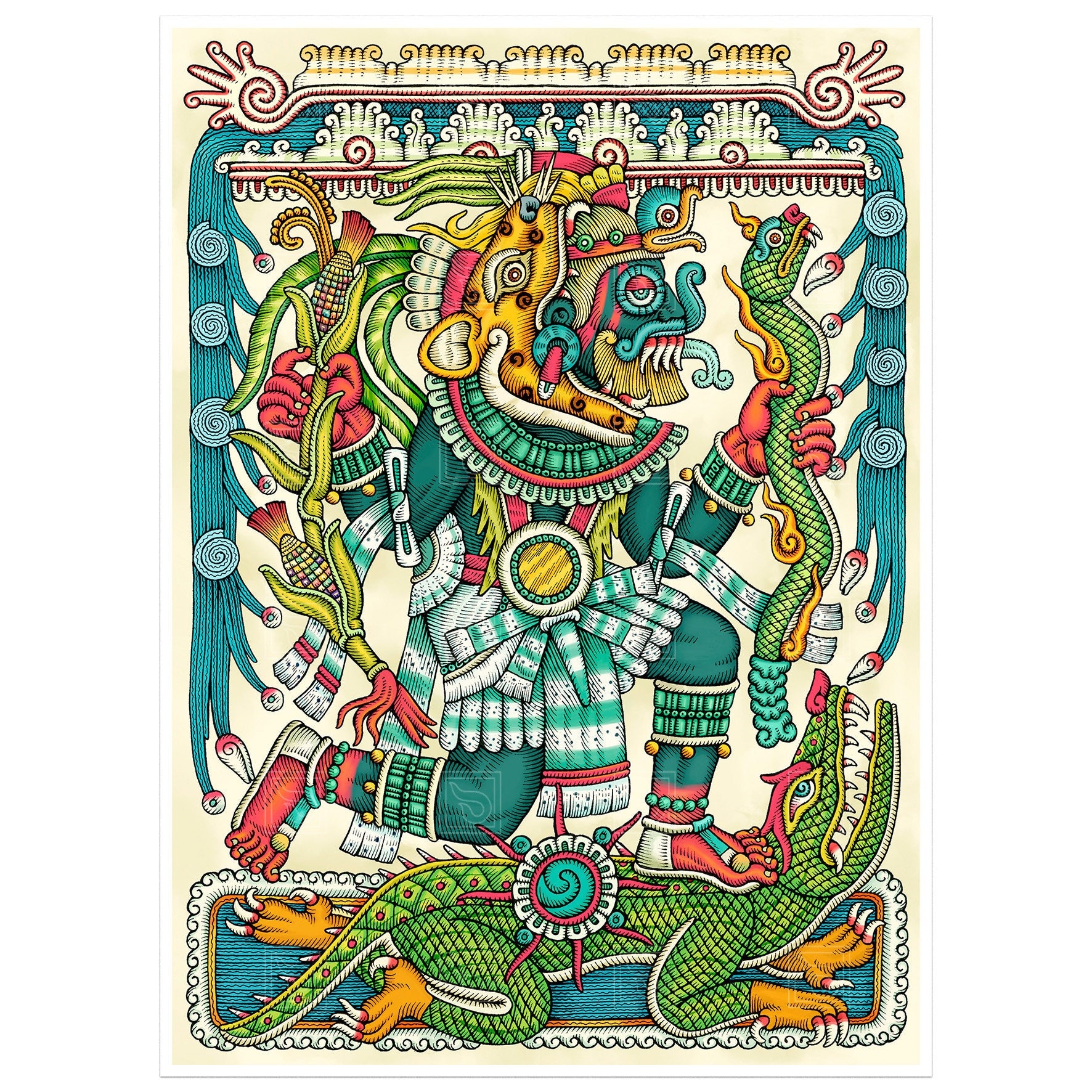 Tlaloc - Etsy