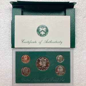 1995 USA Mint Proof Set in Original Box mit Echtheitszertifikat