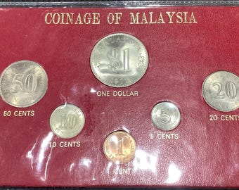 マレーシアのセン硬貨セット：希少な世界の通貨 - Etsy 日本