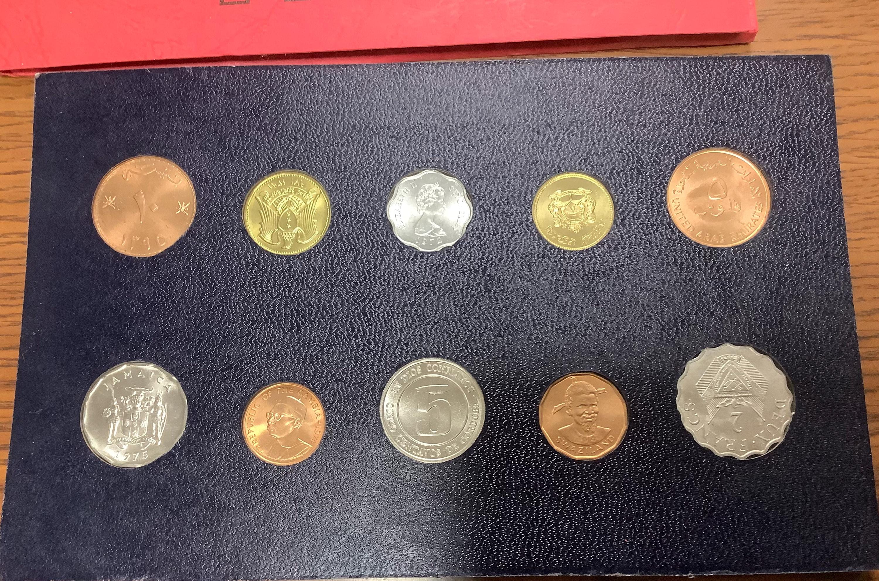 FAO Coins of the World Collector Pack Souvenir Coin Set All Minted