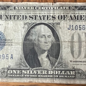 1928 A One (1) Dollar Funnyback Silver Certificate