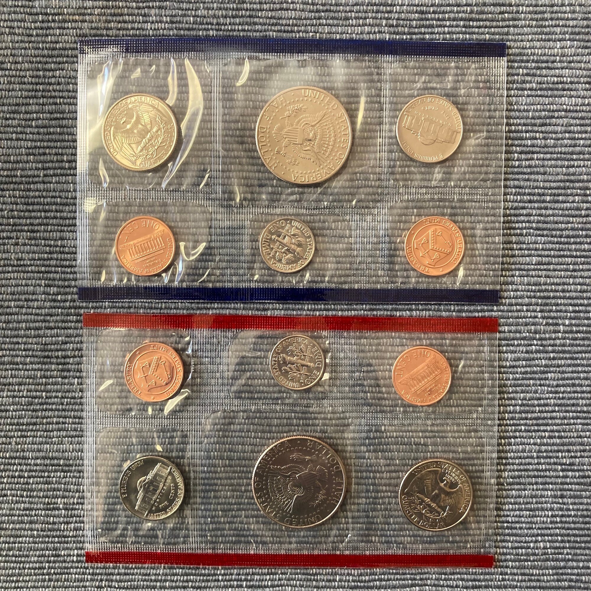1993 United States Mint Uncirculated Coin Set in Original Envelope