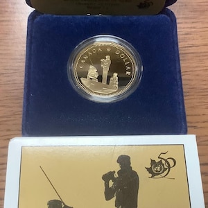 1995 Canada Proof Peacekeeping Dollar in Original Case