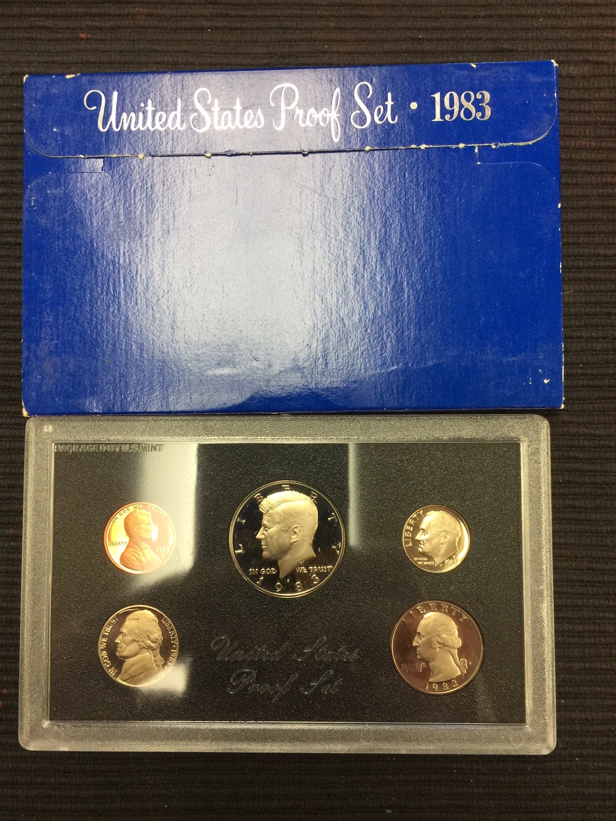世界各国の外国 5枚セット 1983 United States Mint Proof Set in Original Box - Etsy