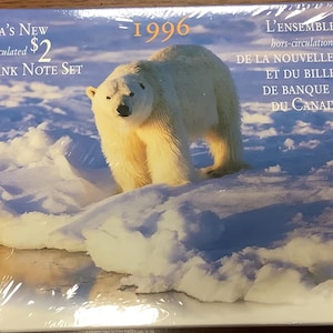 Canada’s New Uncirculated Two Dollar Coin and Final Two Dollar Bill Sealed in Original Case