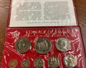 1974 Coinage of the British Virgin Islands Proof Set With
