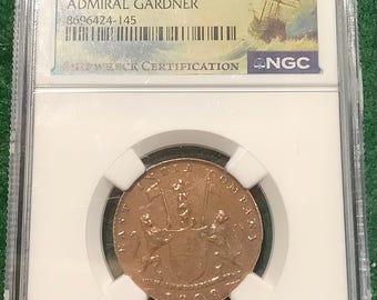 Shipwreck Coin 1808 British East India X (10) Cash Shipwreck
