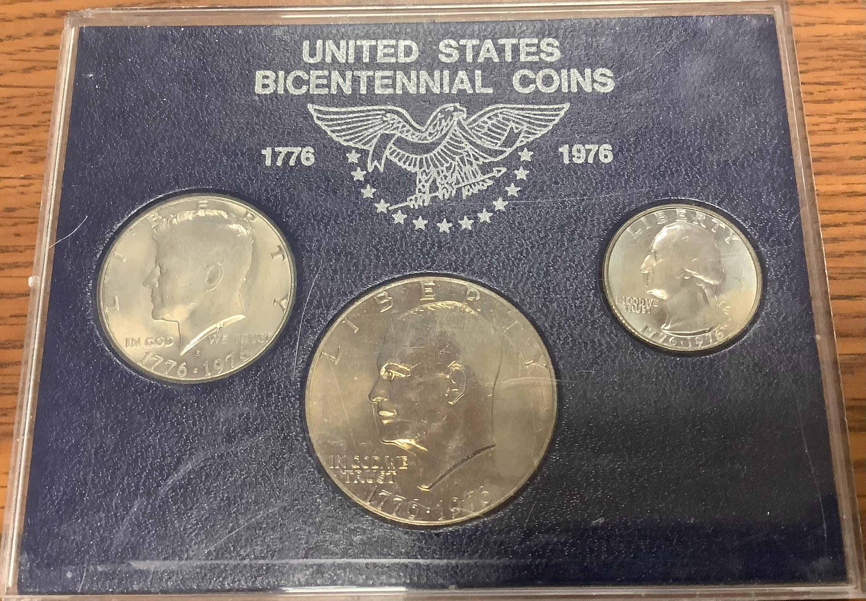 米国 1776-1976 バイセンテニアル 記念硬貨セット 1976 bicentennial coin set - Etsy 日本