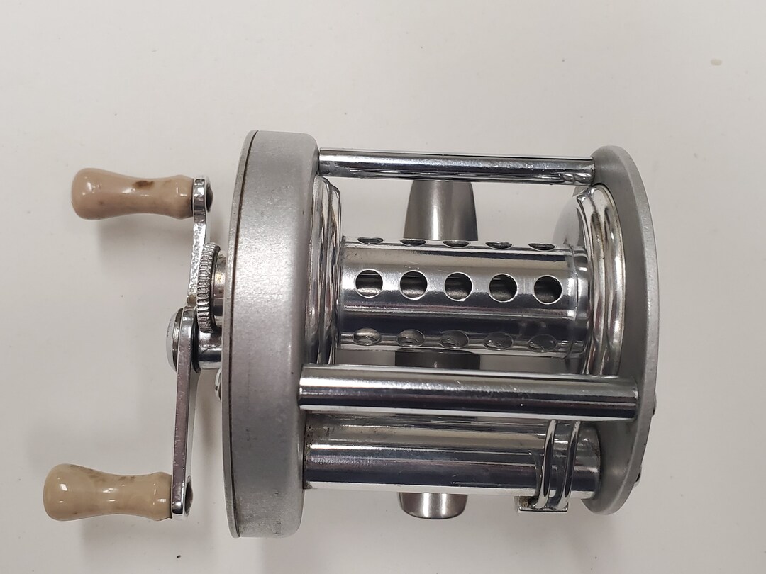Moulinet Vintage Langley Reelcast Model 500 - Métal, État Neuf
