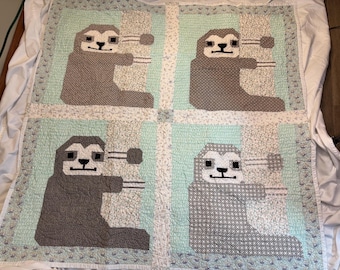 sloth quilt