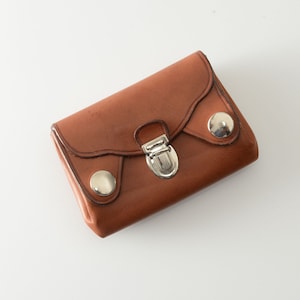 porte monnaie grand pere cuir tannage vegetal