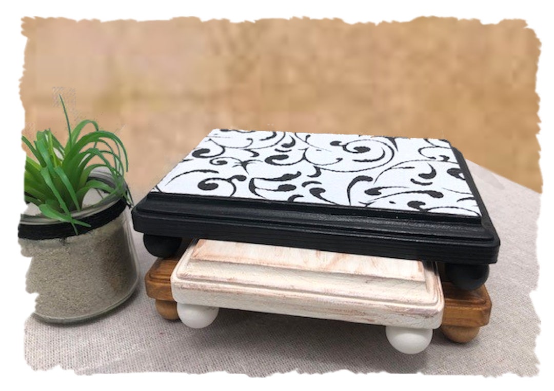 Rustic Charm Farmhouse Riser Handmade Wood Display Stand - Etsy