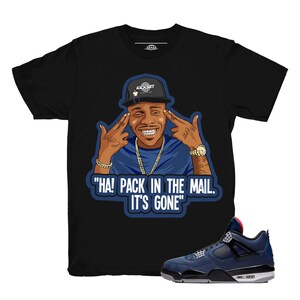 Jordan 4 Winter Loyal Blue Travis Highest Sneaker Shirt Wntr Etsy