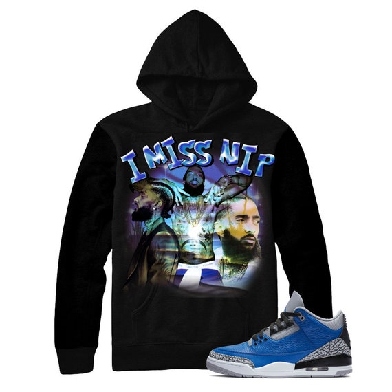 Jordan 3 Blue Cement Miss Nipsey Hussle 