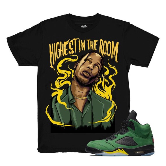 Jordan 5 Oregon Green Apple Travis 