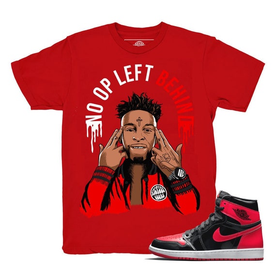 Red jordan 1 shirt Clearance