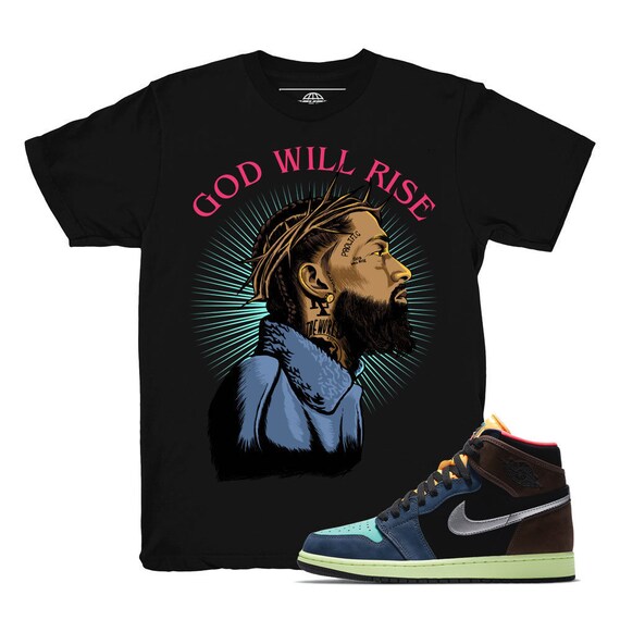 Jordan 1 Bio Hack Nipsey Hussle Sneaker Shirt Bio Hack High | Etsy