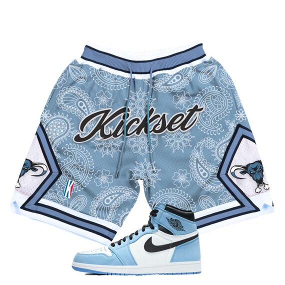 blue jordan shorts