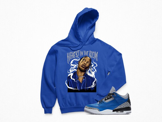retro 3 blue